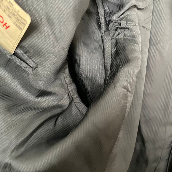 Ermenegildo Zegna Blazer Mens IT 54 US 44 Soft Plaid Linen Wool Mohair Preppy - Picture 10 of 15